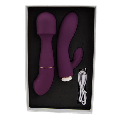 Loving Joy DUA Vibrator with 2 Attachments