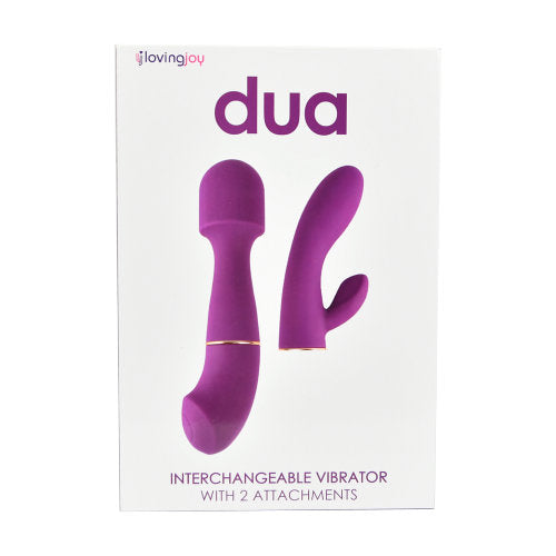 Loving Joy DUA Vibrator with 2 Attachments