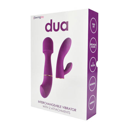 Loving Joy DUA Vibrator with 2 Attachments