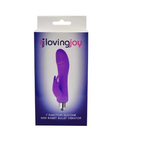 Loving Joy 7 Function Silicone Mini Rabbit Bullet Vibrato